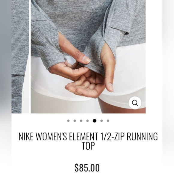 NWT Nike Women's Element 1/2-Zip Running Top. - Picture 11 of 11